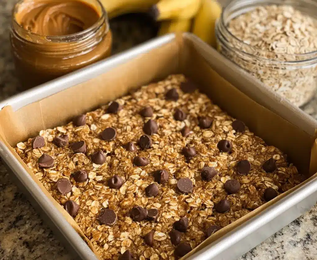 Banana Oatmeal Bars