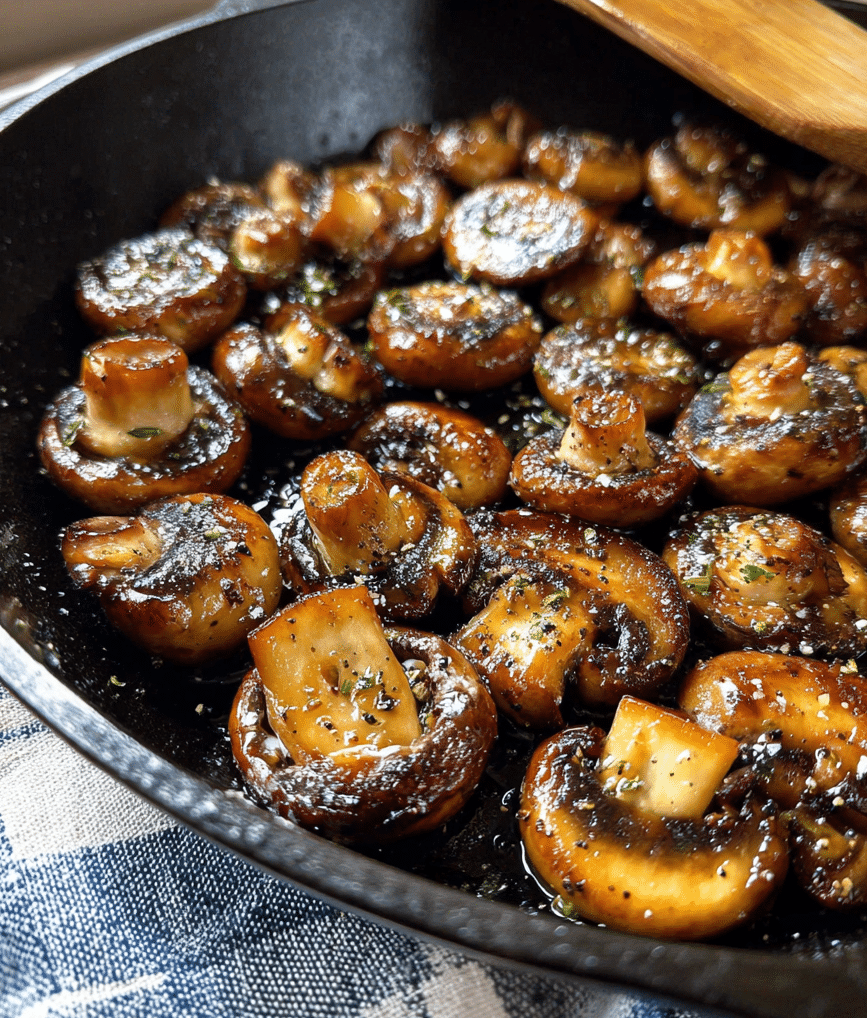 Browned Sauteed Mushrooms