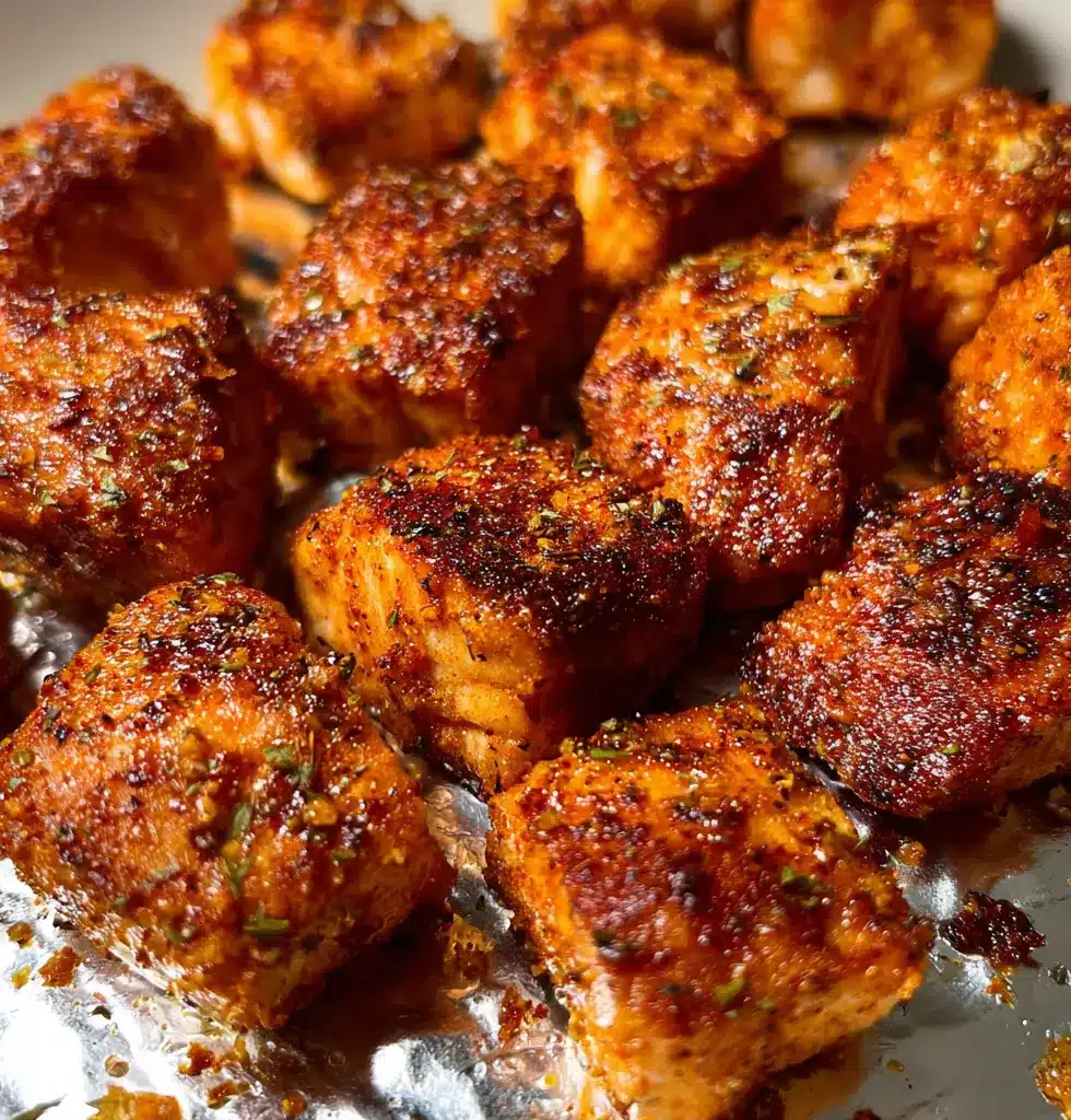 Cajun Baked Salmon Bites1