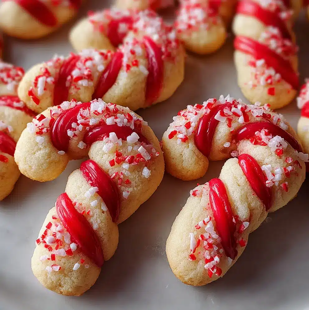 Candy Cane Cookies 4 Candy Cane Cookies