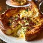 Cheddar Bacon Dutch Baby