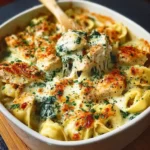 Cheesy Chicken Tortellini Bake 1