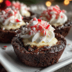 Chocolate Peppermint Cookie Cups