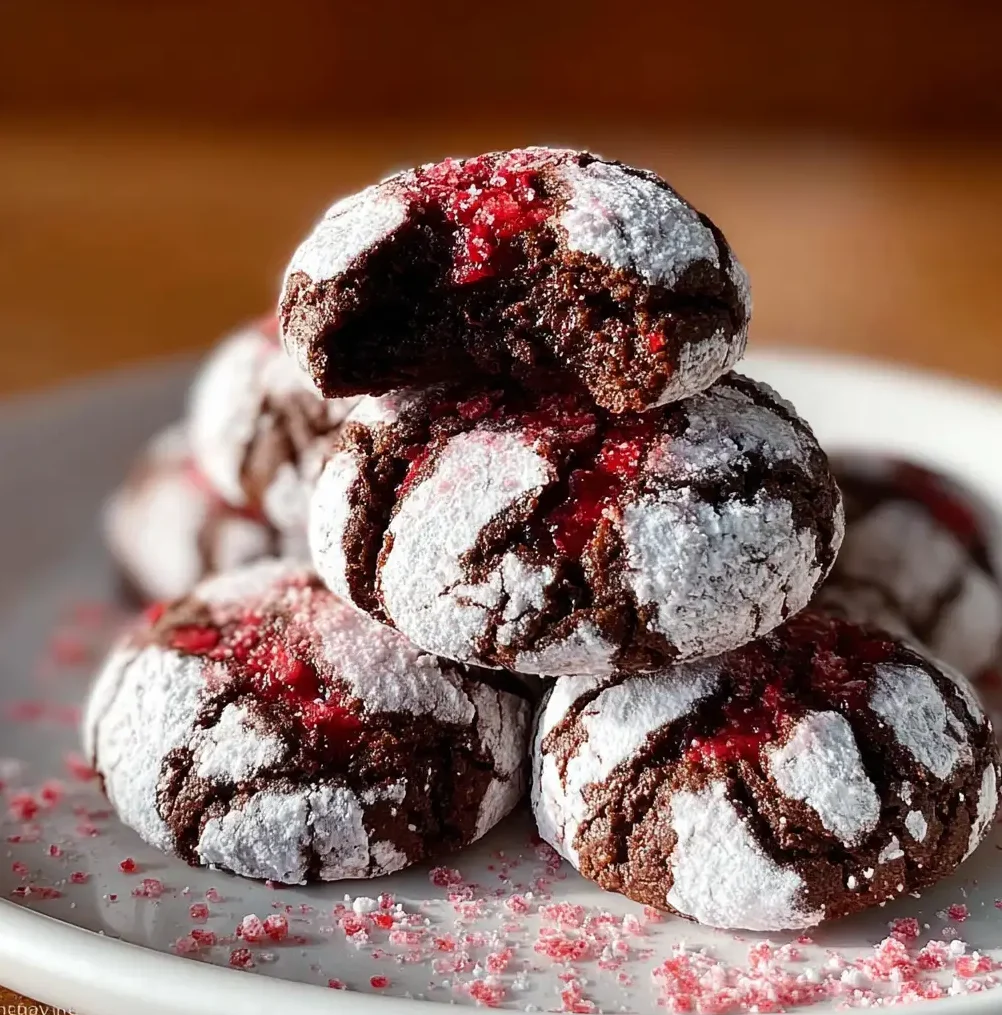 Chocolate Raspberry Crinkles 1 e1763577970835