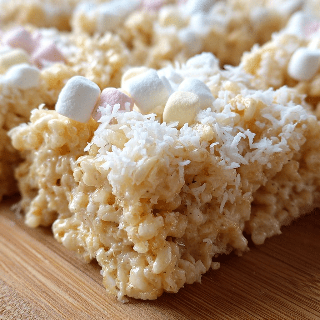 Coconut Lovers Rice Krispy Treats2