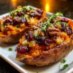 Cranberry Apple Twice Baked Sweet Potatoes e1763240193630
