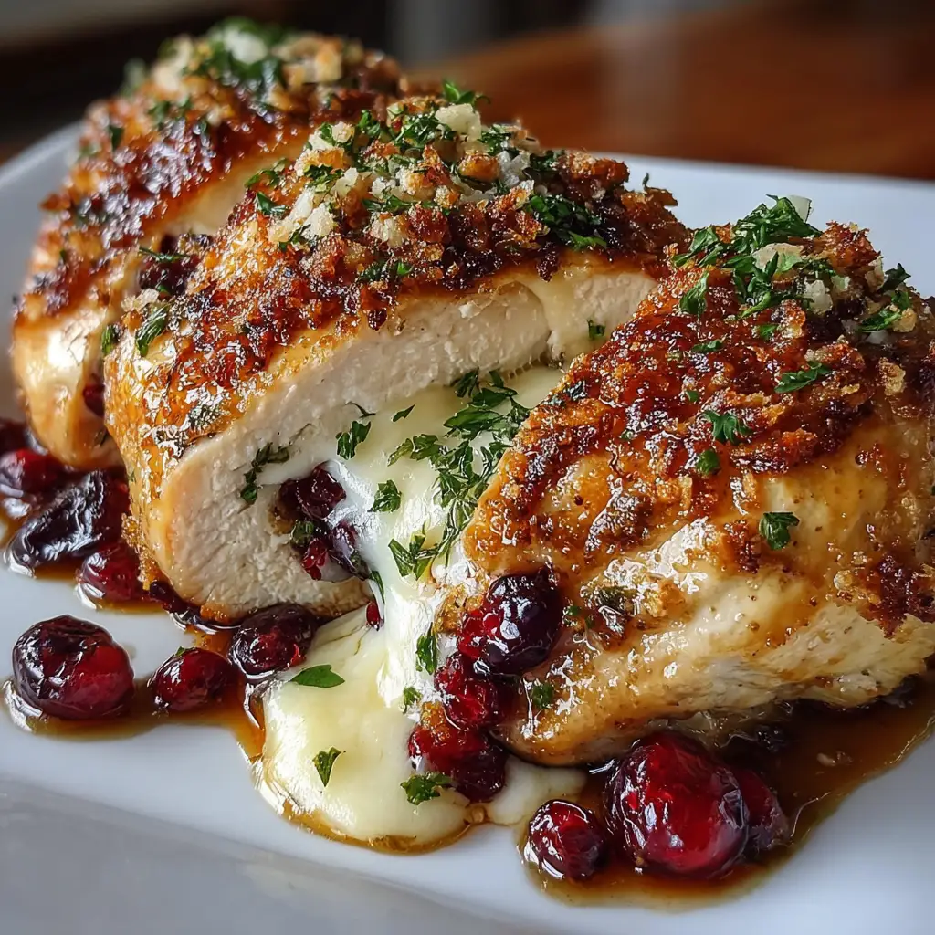 Cranberry Brie Stuffed Chicken 1