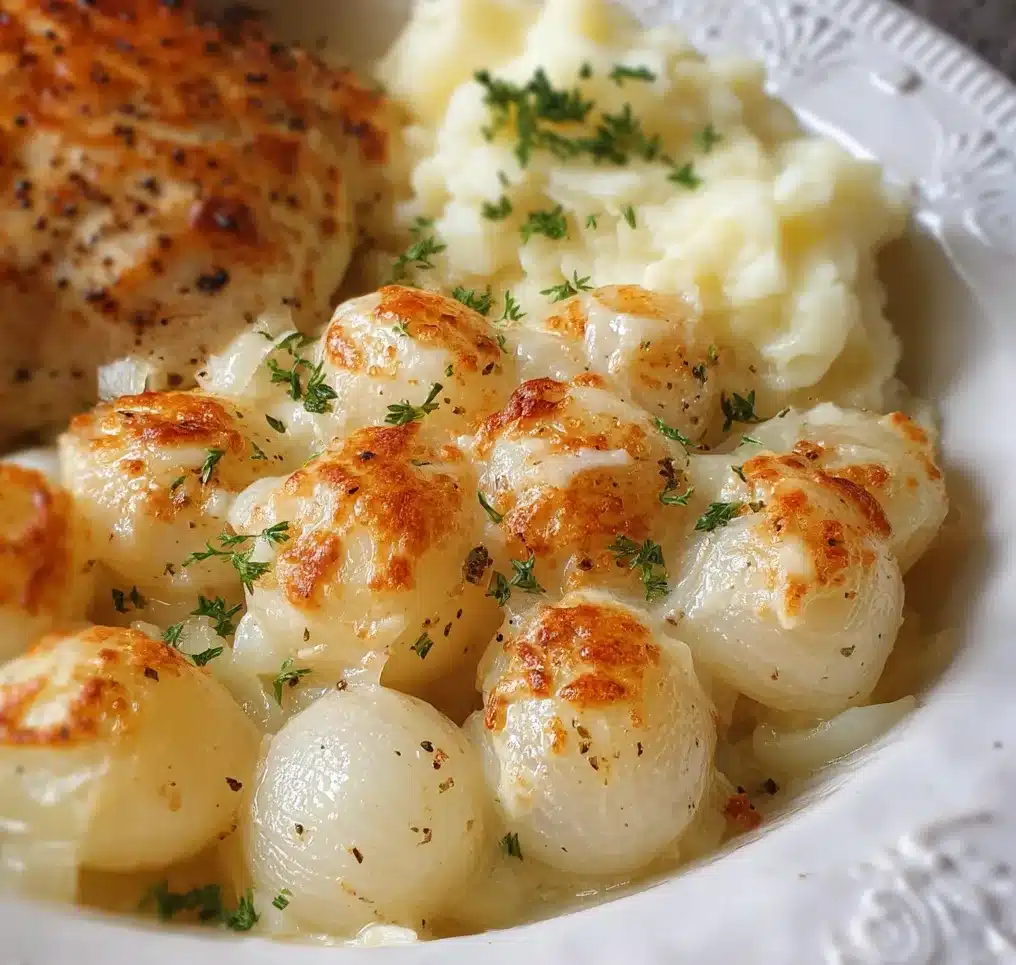 Creamed onions 6 Creamed onions 1