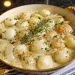 Creamed onions