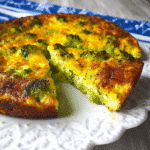 Crustless Broccoli Bacon and Cheddar Quiche e1763226811614