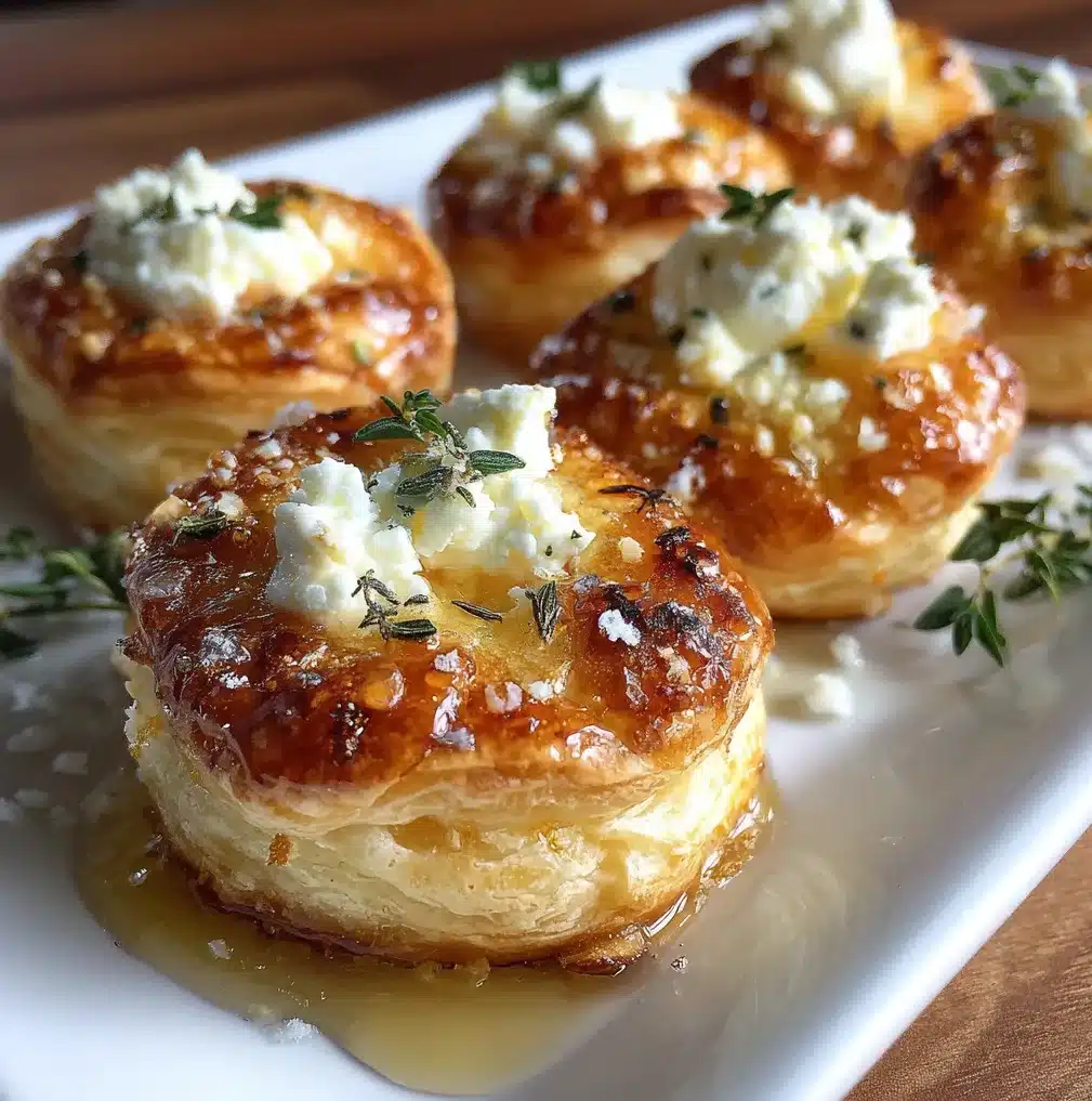 Easy Goat Cheese and Honey Bites