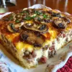 Hamburger Mushroom Bake cookityum blog
