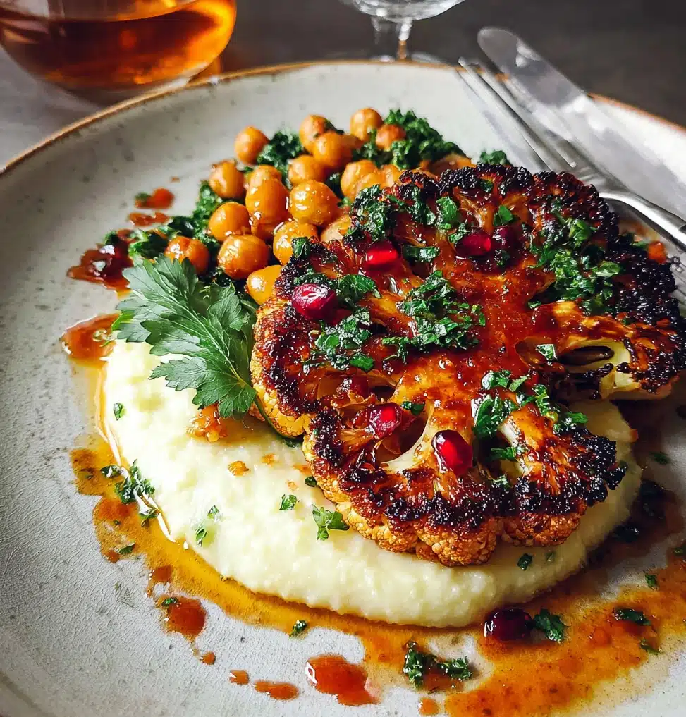Harissa Spiced Cauliflower Steaks1