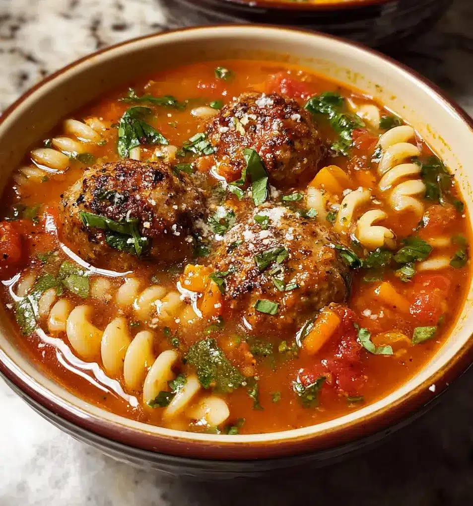 Italian Meatball Soup