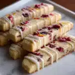 Orange Cranberry Shortbread Cookies