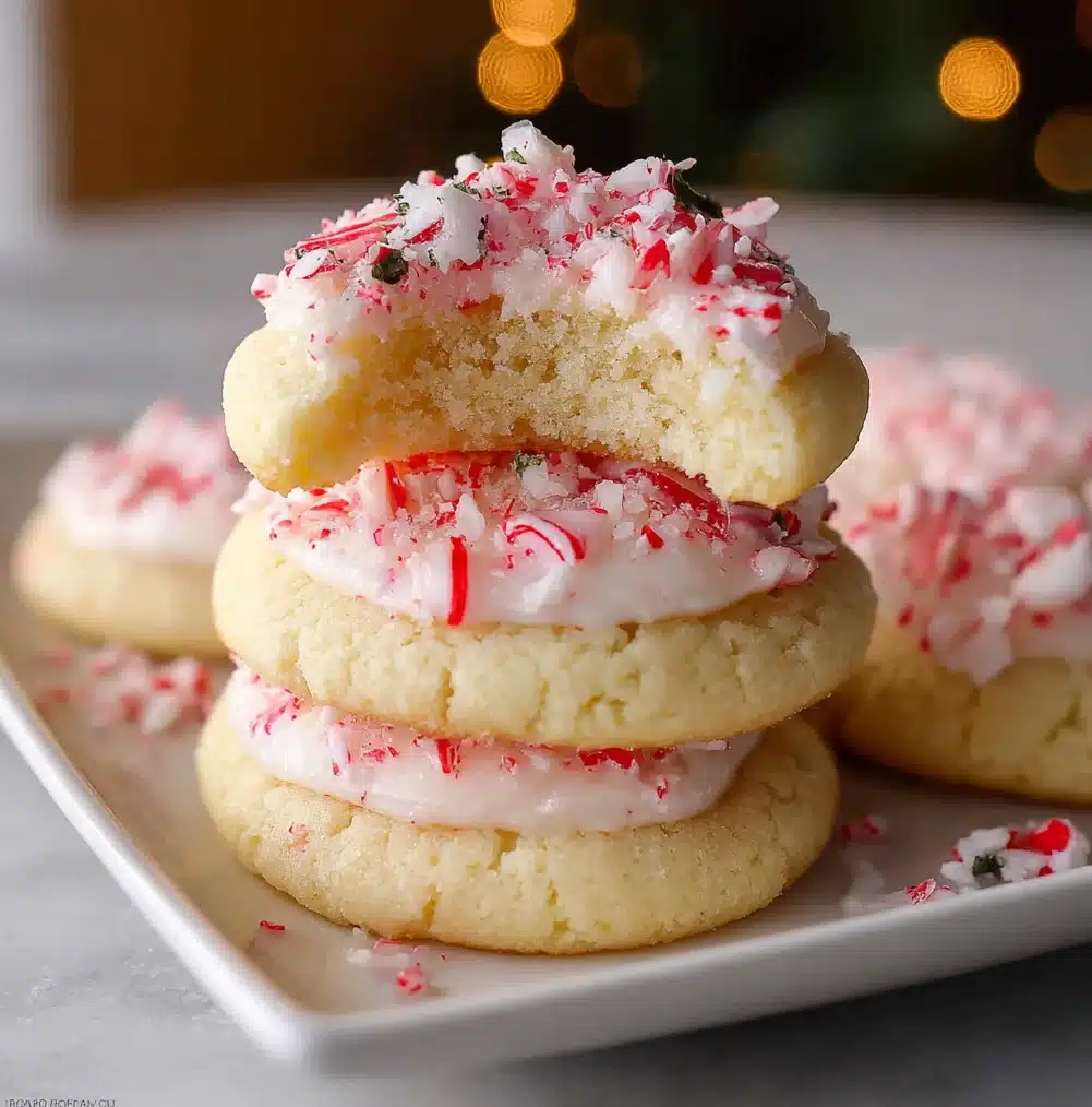 Peppermint Meltaway Cookies
