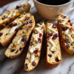 White Chocolate Cranberry Orange Biscotti