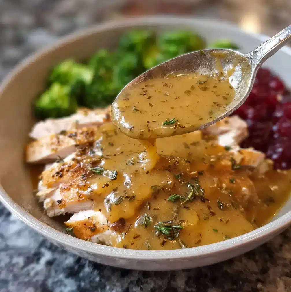Easy Homemade Turkey Gravy 5 gravy turkey