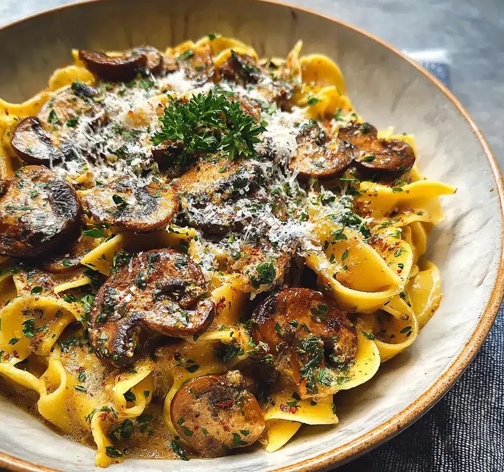 Vegetarian Mushroom Stroganoff 4 one pot Vegetarian Mushroom Stroganoff1 e1763085645907