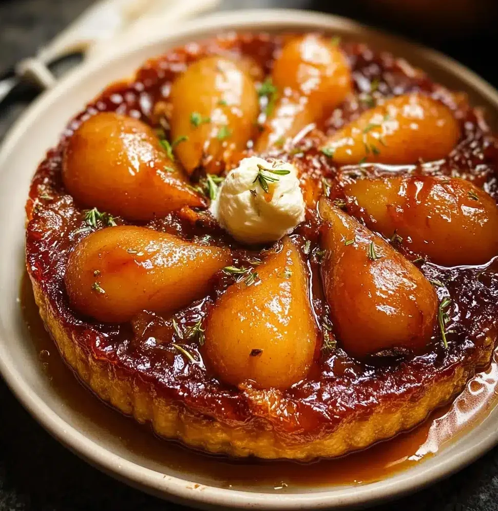 Pear Tarte Tatin 4 zrimouche httpss.mj .runWiFlvptssZU Close up amateur photo fro 6c717eb5 e59e 4a8f bf7a 920cc4a5c982 1 e1762815259330