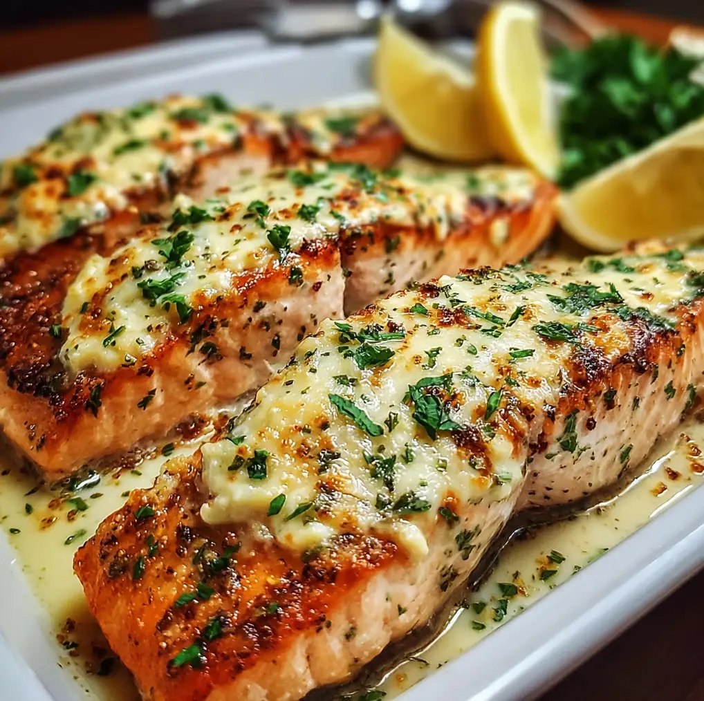 Baked Boursin Salmon