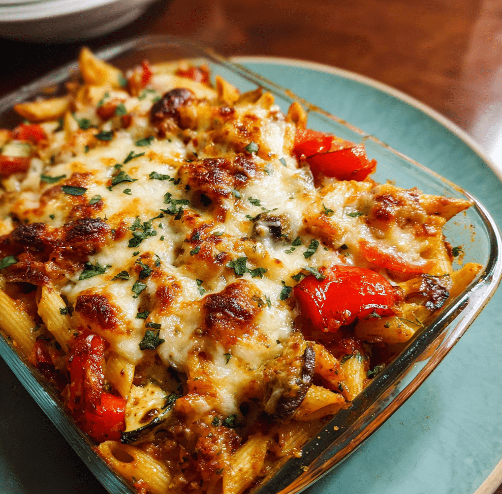 Baked Ziti with Roasted Vegetables e1766024168527