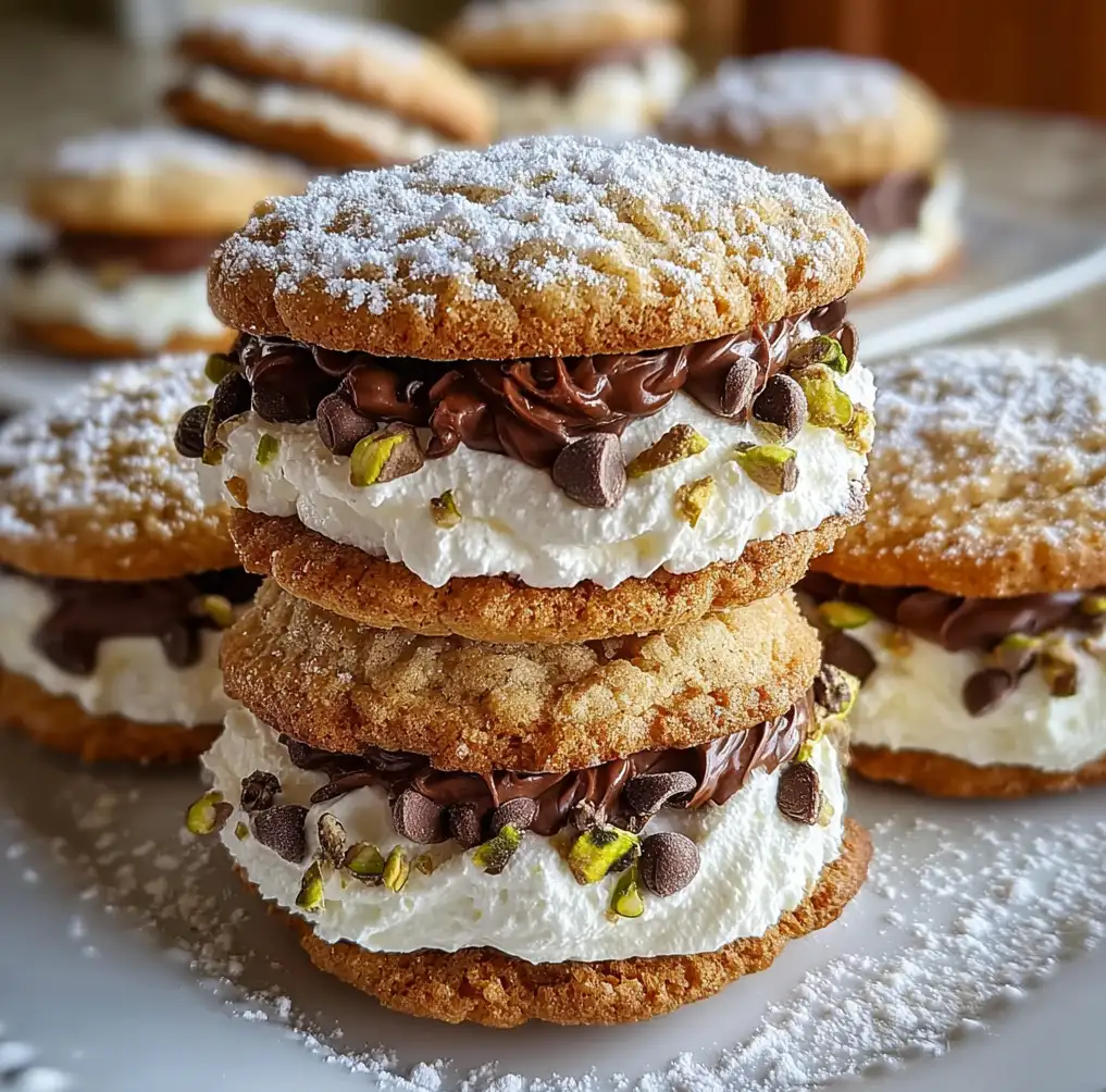 Cannoli Cream Sandwich Cookies