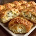 Creamy Jalapeno Popper Crescent Rolls