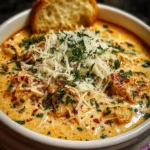 Crock Pot Creamy Chicken Parmesan Soup e1764552563937