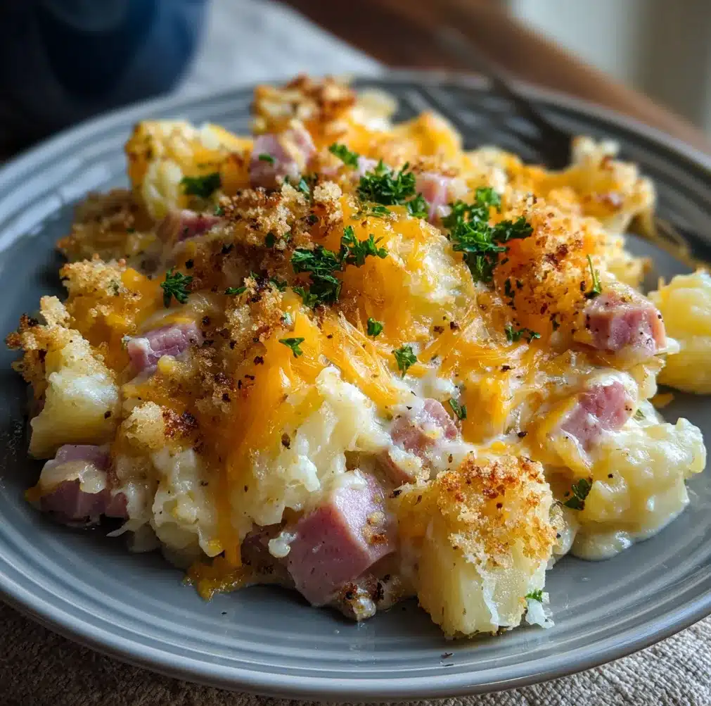 Crockpot Ham And Potato Casserole1