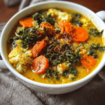 Curried Cauliflower Carrot Kale Soup