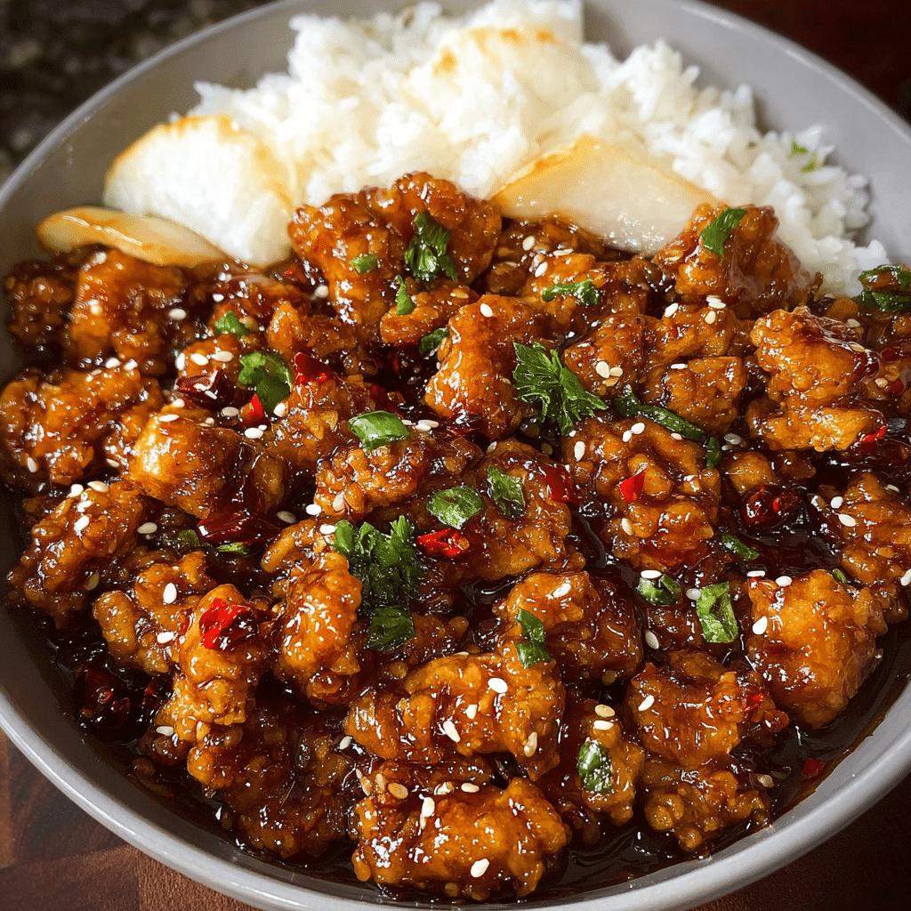 Ground General Tsos Chicken 1