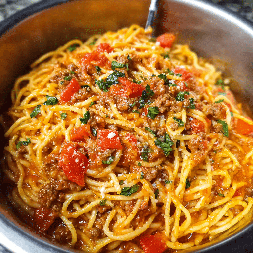 Instant Pot Spaghetti 1