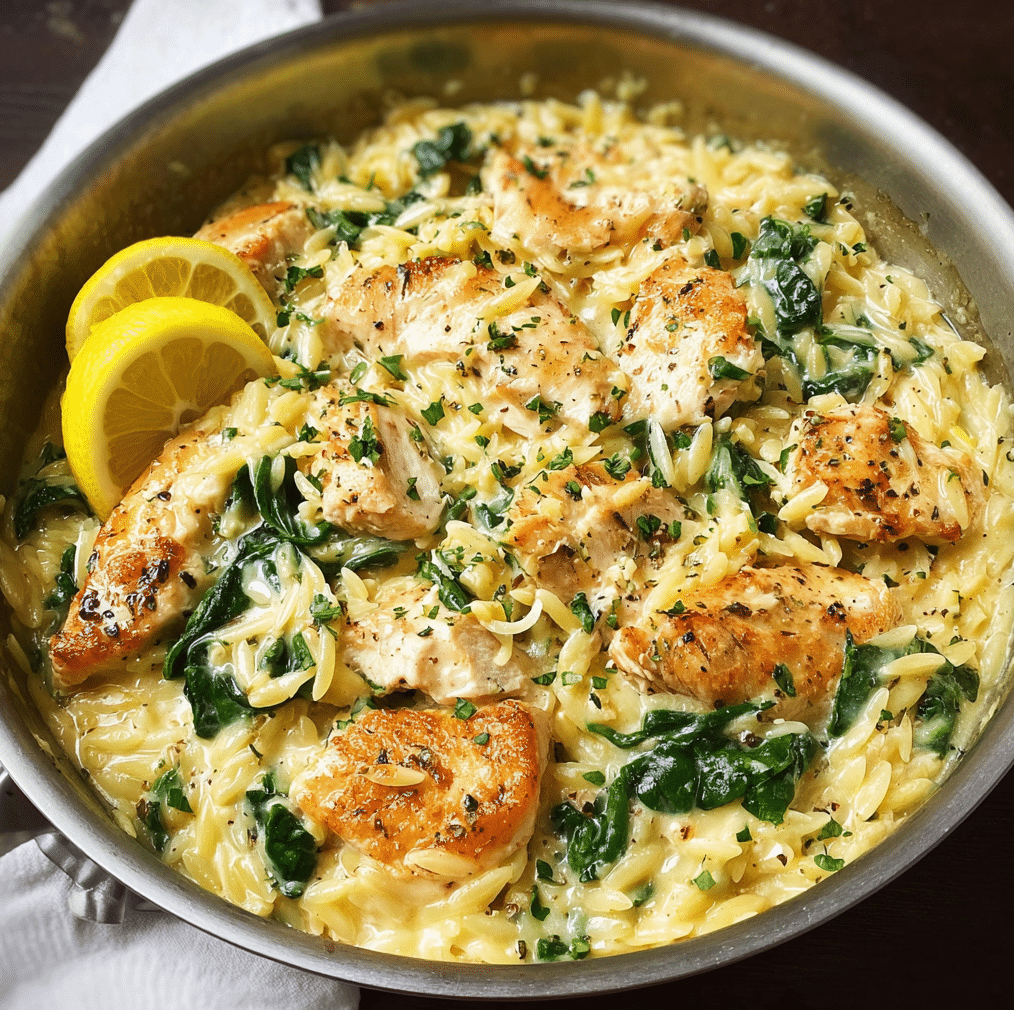 Lemon Chicken Orzo e1765811592969