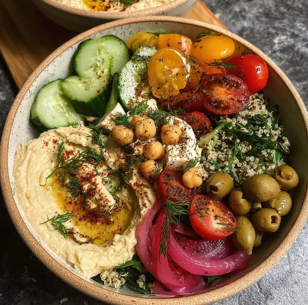 Mediterranean Hummus Bowl 4 Mediterranean Hummus Bowl 1