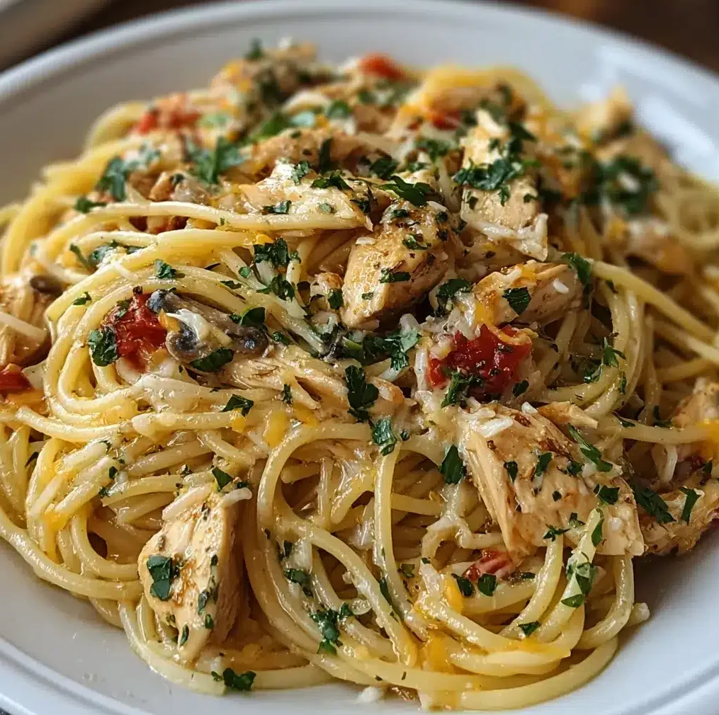 Monterey Chicken Spaghetti recipe e1764992168556