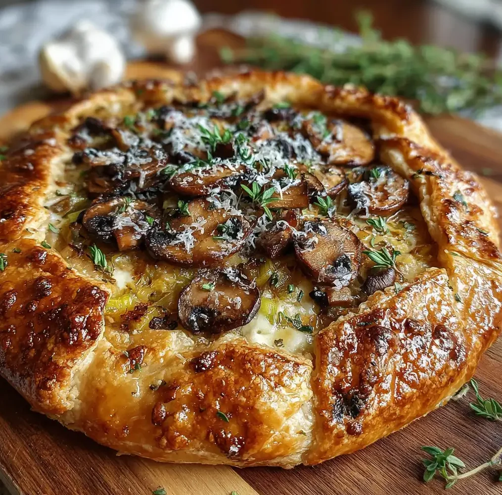 Mushroom Galette with Puff Pastry 1 e1765514541244