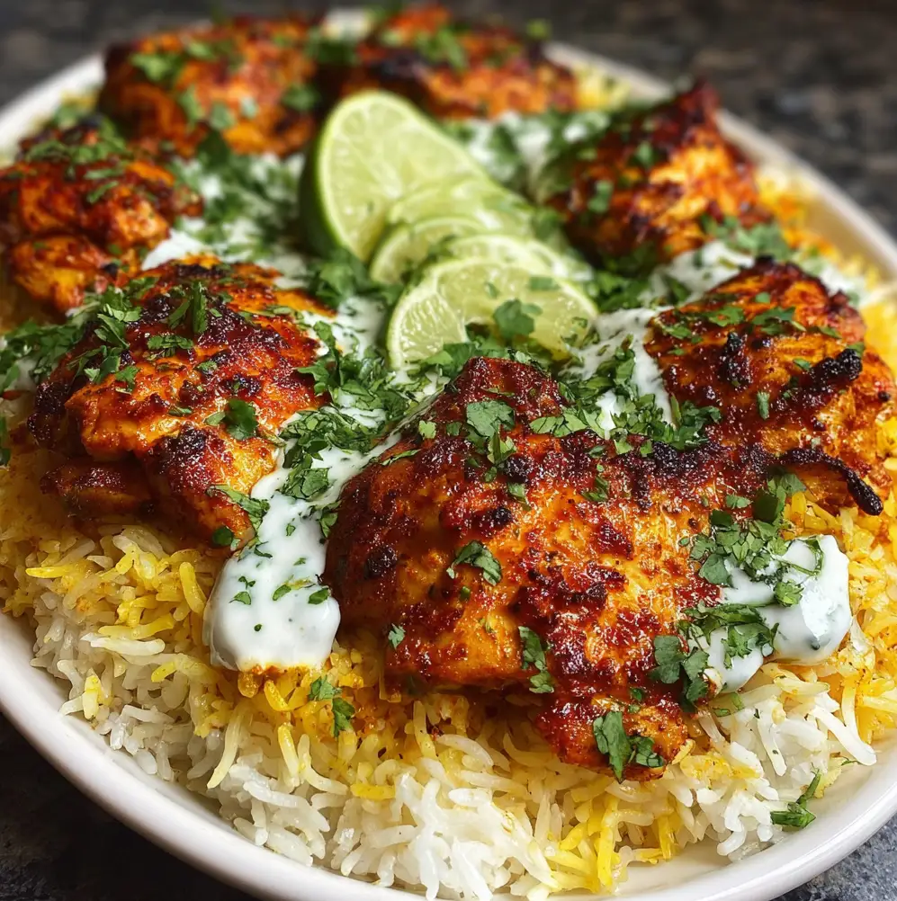 One Pan Tandoori Chicken and Rice