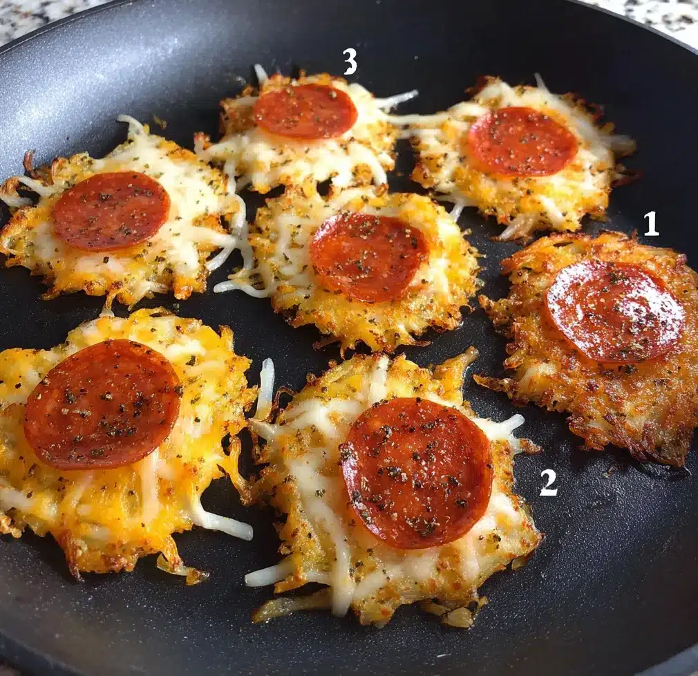 Pepperoni Cheese Crisps 4 Pepperoni Cheese Crisps 1