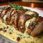Pork Tenderloin with Dijon Cream Sauce 1