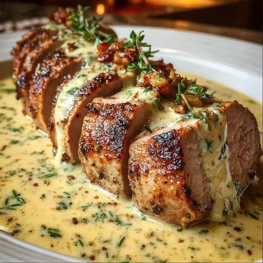Pork Tenderloin with Dijon Cream Sauce