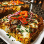 Roasted Veggie Enchilada Casserole 1 e1766673703499