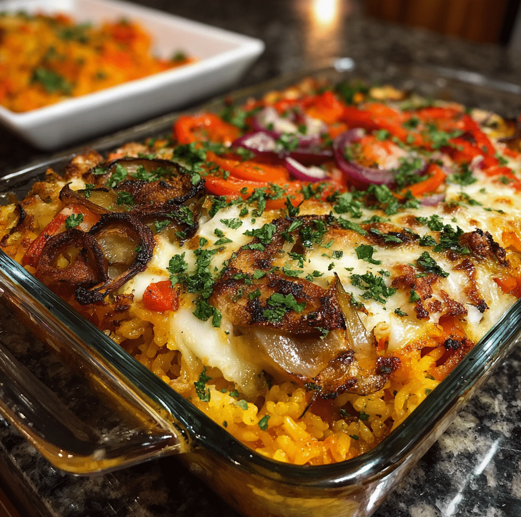 Roasted Veggie Enchilada Casserole e1766673877689