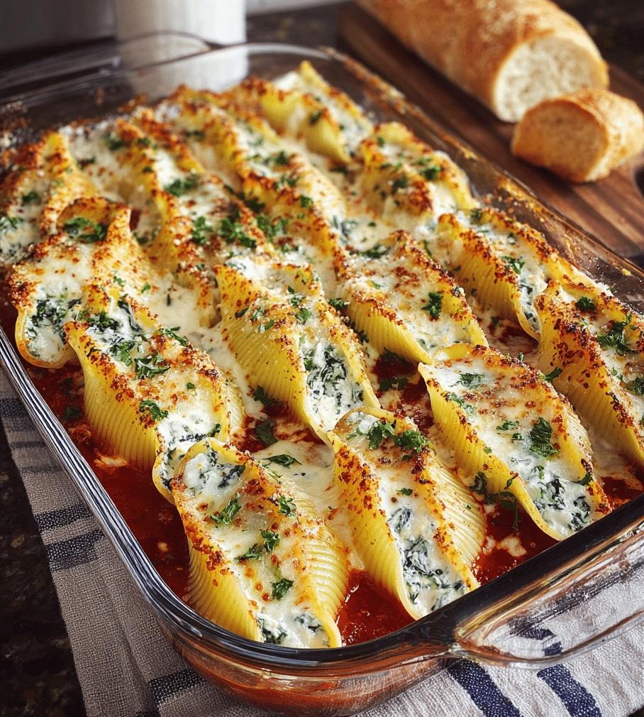 Spinach Stuffed Shells 1