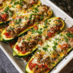 Stuffed Zucchini Boats 1 e1765933393993