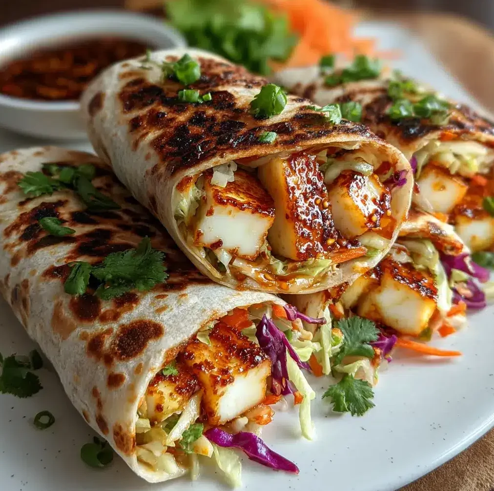 Sweet Chili Halloumi Wraps e1764982470104
