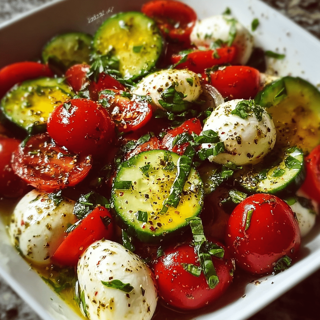 Tomato Cucumber Mozzarella Salad 1 e1766950826343