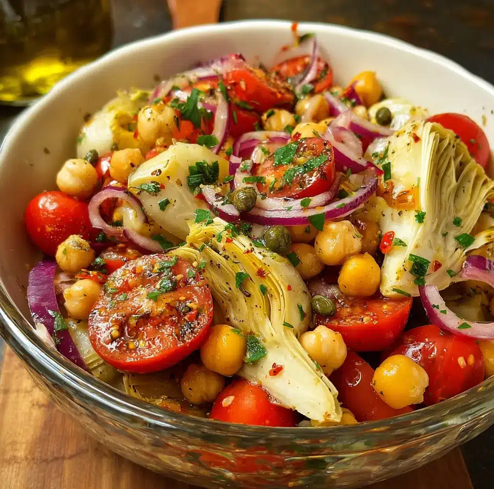 Tuscan Artichoke Tomato Salad 1