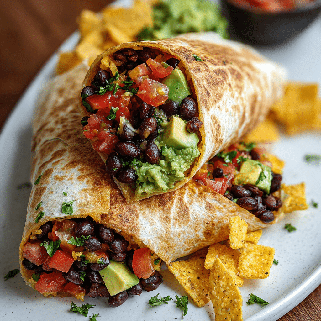 Black Bean Avocado Crunch Wraps 4 Black Bean Avocado Crunch Wraps 1