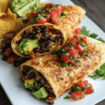 Black Bean Avocado Crunch Wraps